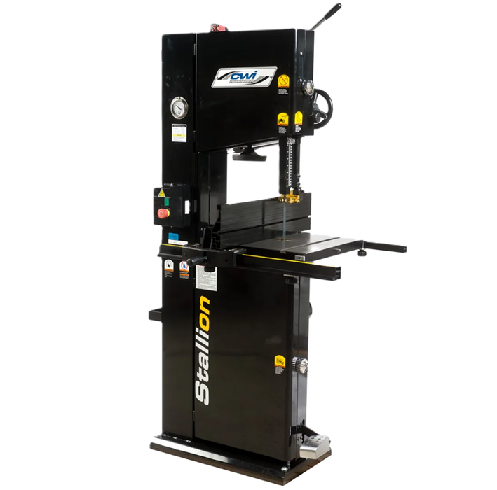 Stallion 15" Deluxe Floor Model Bandsaw, 2HP