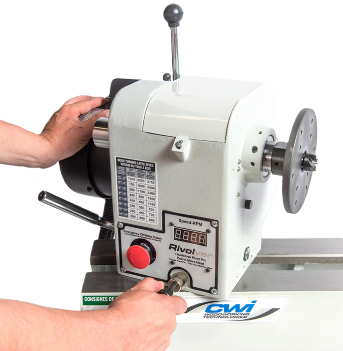 Rivolver 16" x 42" Variable Speed Woodturning Lathe