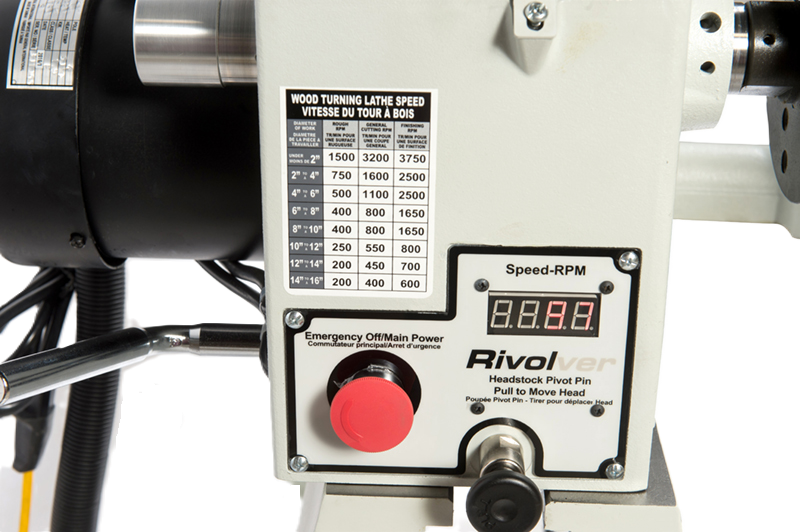Rivolver 16" x 42" Variable Speed Woodturning Lathe
