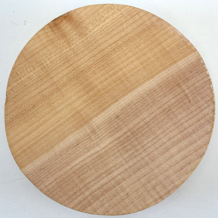Maple Round, Highly Figured, 8" x 2.4" Thick - Stock #42707
