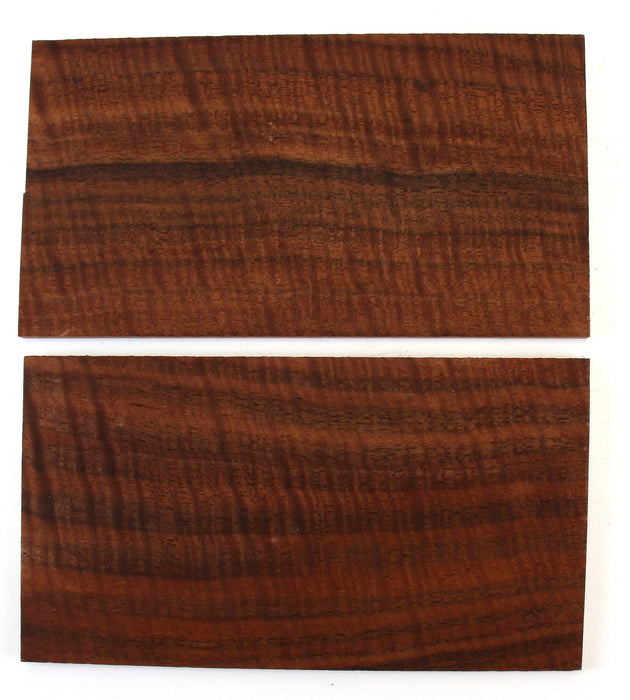 Claro Walnut Headstock pair,(8.1" x 4.3" x .3")  - Stock# 42766