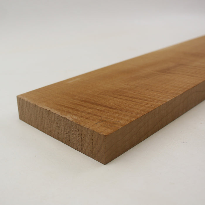 Maple Flame Roasted Neck Blank, 2A+ Figured, 28.3" x 3.9" x 1.0" Thick - Stock #41376