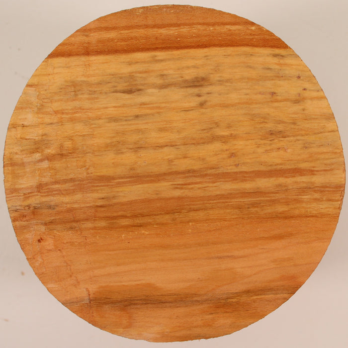 Maple Round, 3A, Highly Figured, 4.9" x 3.7" Thick  - Stock #41555