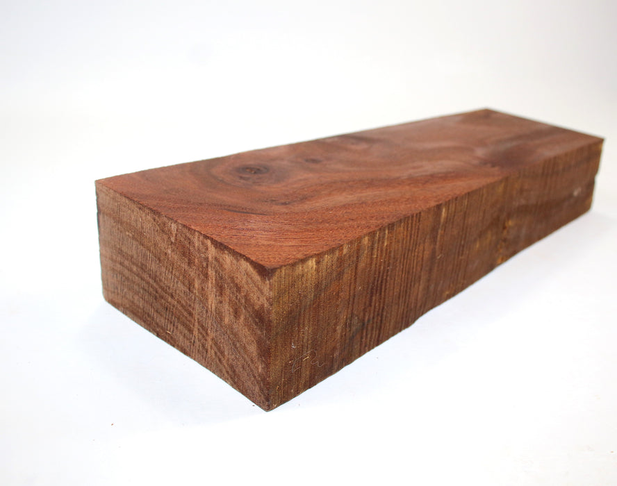 Bubinga Block,12.9" x 4" tapering to 3.7"x 2.1" - Stock #40274