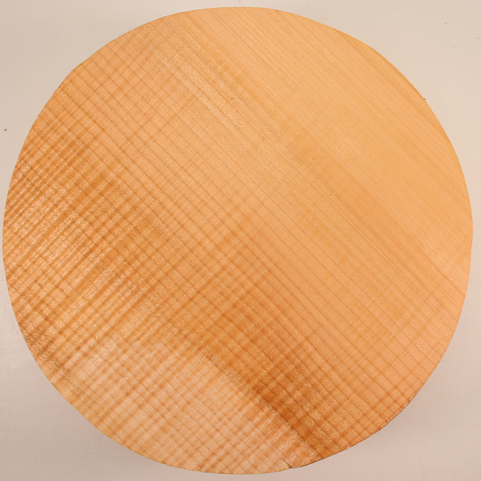 Maple Round,3A, Highly Figured, 11.8" x 3.6" Thick  - Stock #41558