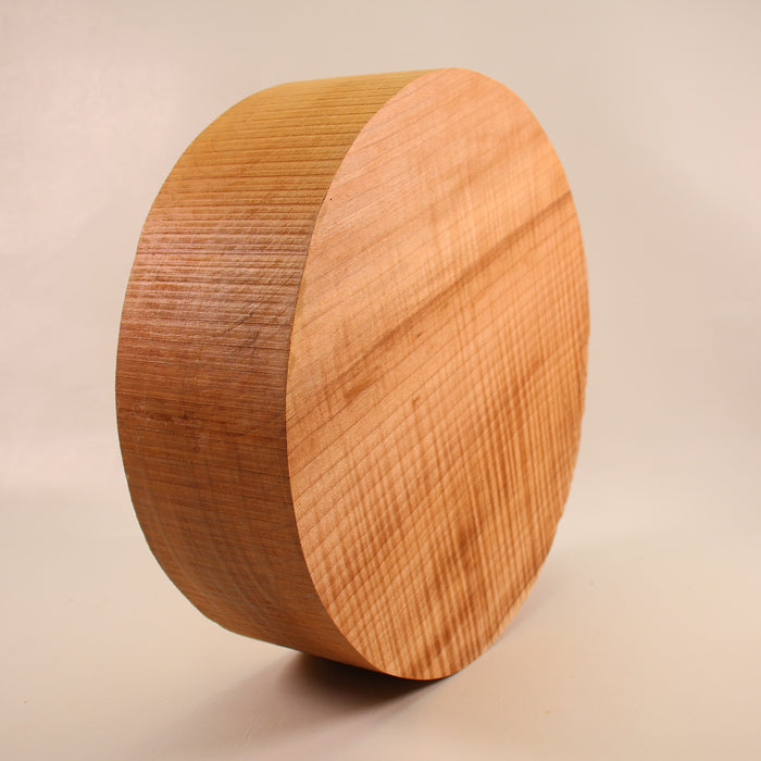 Maple Round,3A, Highly Figured, 11.8" x 3.6" Thick  - Stock #41558