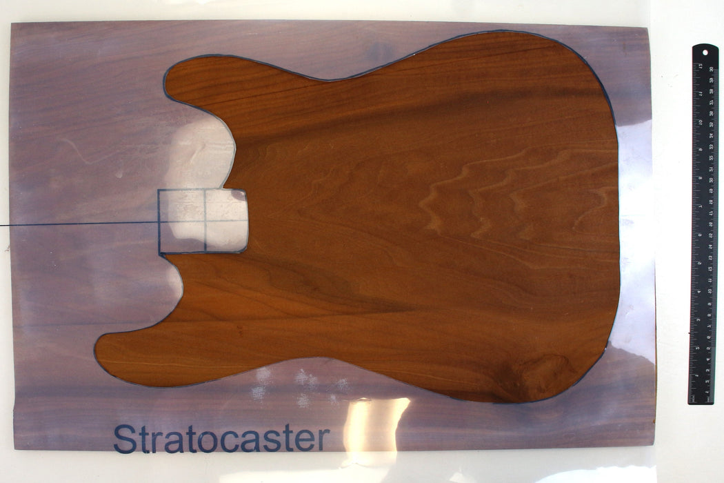 Maple Roasted Guitar Top, One Piece, 9.2mm (0.36") Thick - Stock #41786