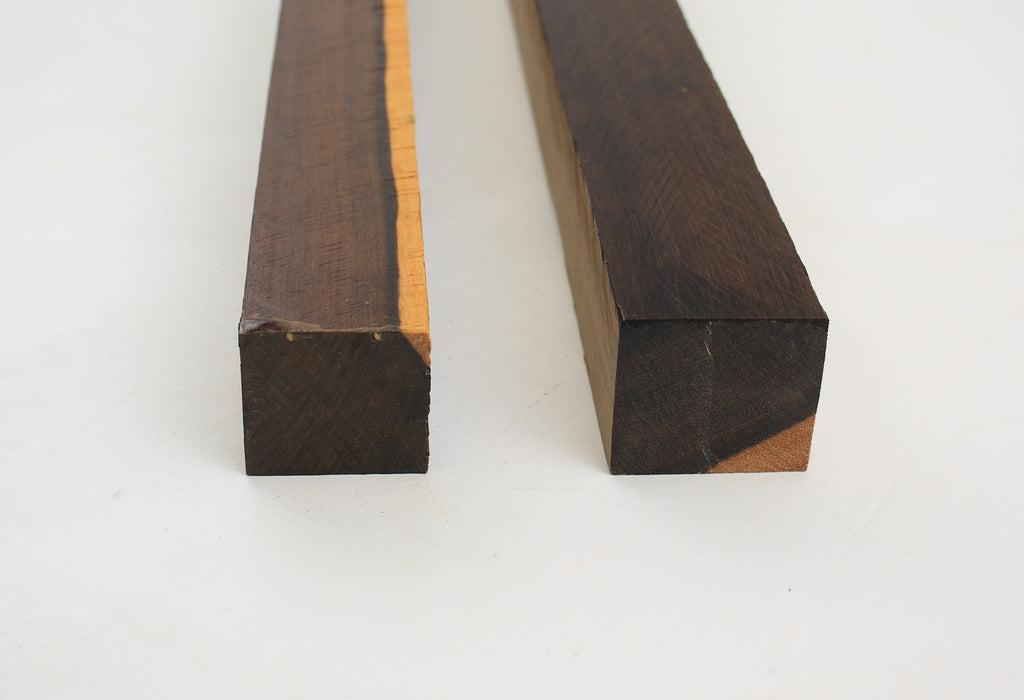 2 Katalox (Mexican Ebony) Spindles, 1.4" x 24" Long  - Stock #40632