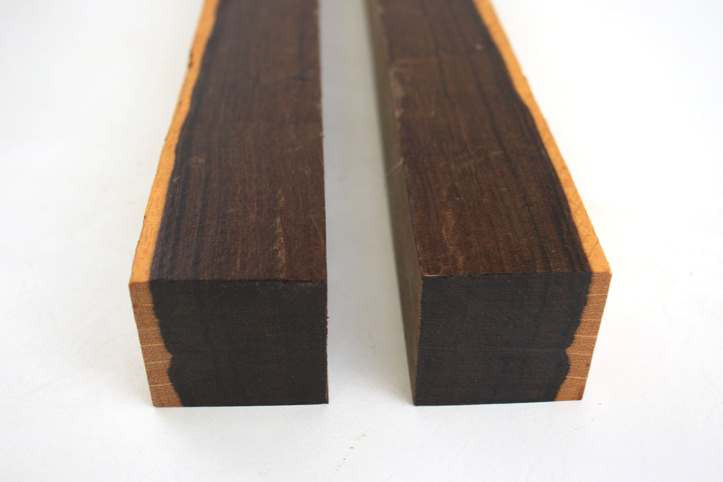 2 Katalox (Mexican Ebony) Spindles, 1.6" x 24.2" Long - Stock #40633