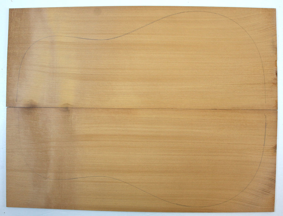 Engelmann Spruce Roasted Acoustic Top, Dreadnought - Stock# 41950