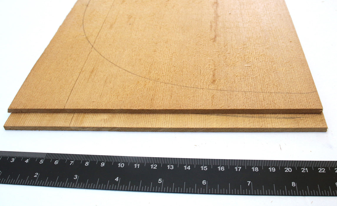 Engelmann Spruce Roasted Acoustic Top, Dreadnought - Stock #41945