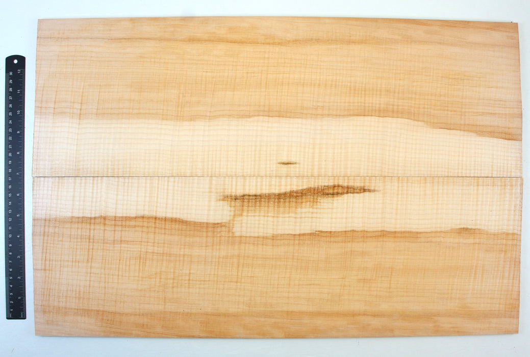 Maple Flame Guitar Set, 3A Very Highly Figured, 6.7mm (0.26") Thick - Stock #42072