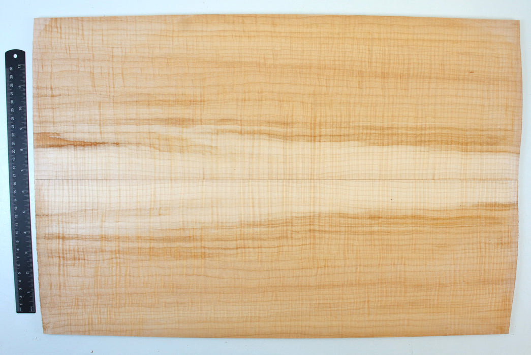 Maple Flame Guitar Set, 4A Very Highly Figured, 6.8mm (0.27") Thick - Stock #42069