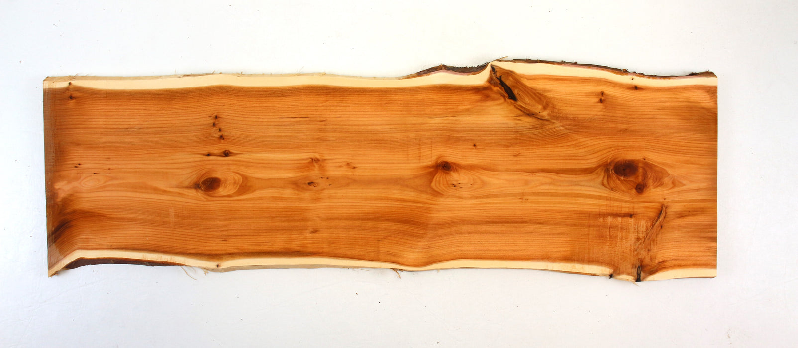 Yew Live Edge Project Slice 23.5" x 6.7" x .38"- Stock# 42117