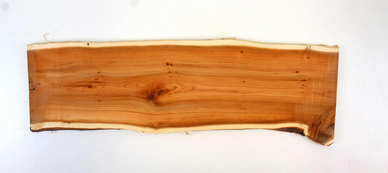 Yew Live Edge Project Slice 23.0" x 6.5" x .38"- Stock# 42123