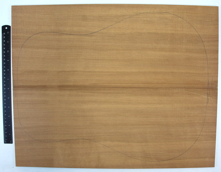 Engelmann Spruce Roasted Acoustic Top, Dreadnought - Stock #42138