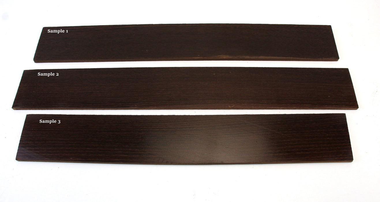 Robinia Guitar Fingerboard, Roasted, 24" Long
