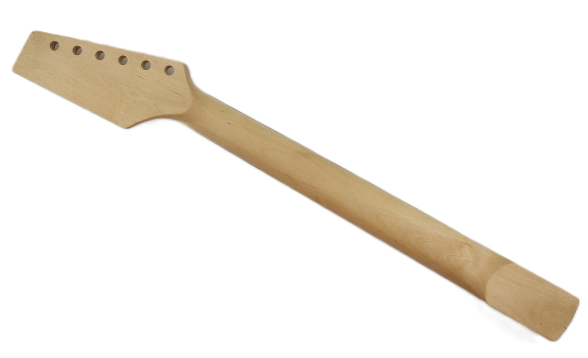 Pre-Made Maple Guitar Neck, Rosewood Fingerboard, Strat Style, 21 Frets - Stock #40874
