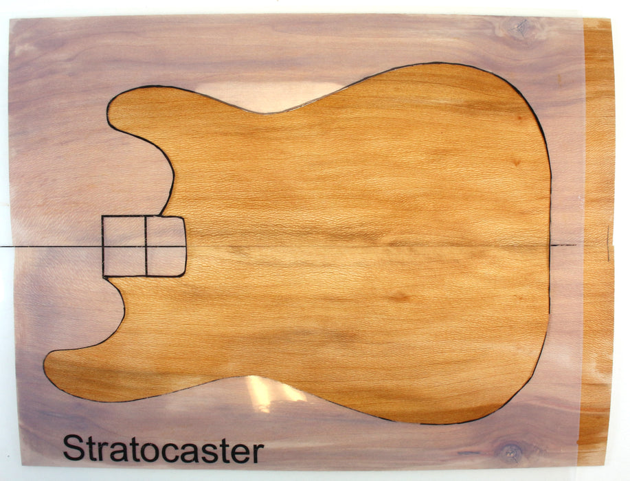 London Plane Guitar set, 0.13" thick (HIGHLY FIGURED) - Stock# 42296