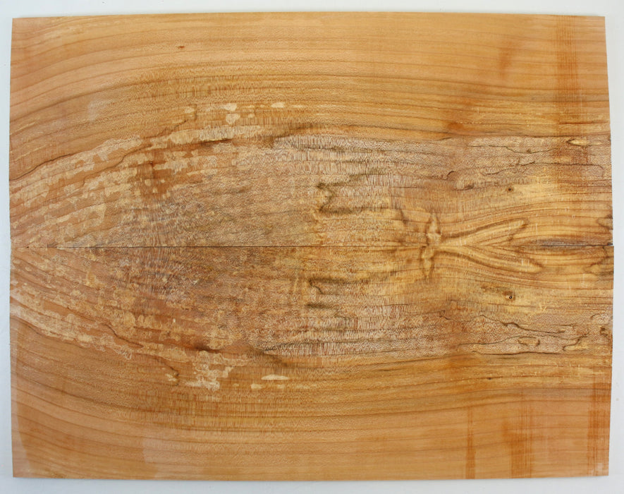 Maple Spalt Guitar Set, 3A+ Very Highly Figured, 0.22"(5.6mm) Thick - Stock #42341