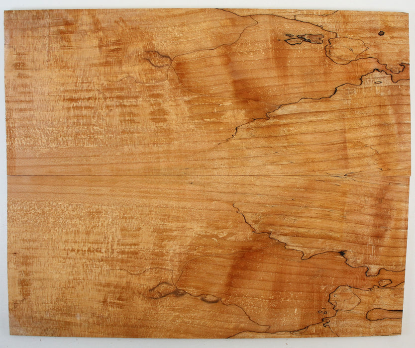 Maple Spalt Guitar Set, 3A Highly Figured, 0.28"(7mm) Thick - Stock #42336
