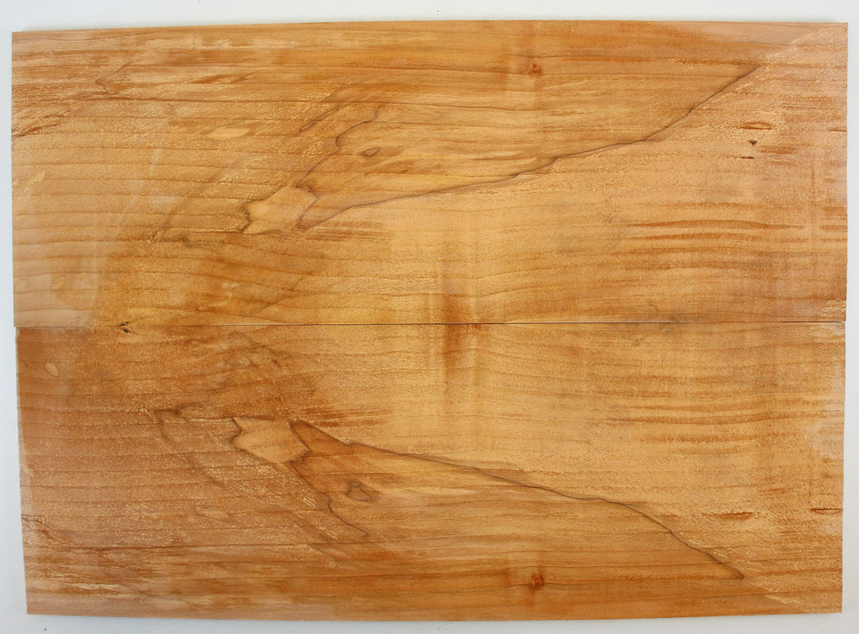 Maple Spalt Guitar Set, 3A Figured, 0.31"(8mm) Thick - Stock #42333
