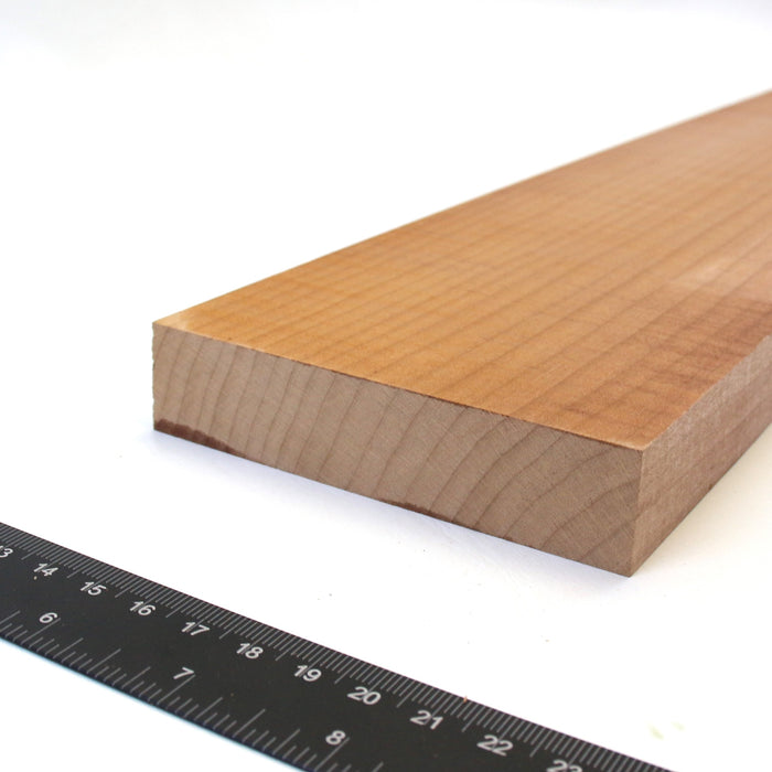 Maple Flame Roasted Neck Blank, 2A Figured, 34.6" x 4.0" x 0.87" Thick - Stock #42373