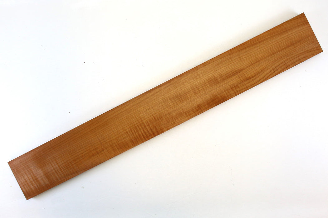Maple Flame Roasted Neck Blank, 2A Figured, 30.7" x 3.9" x 0.83" Thick - Stock #42370
