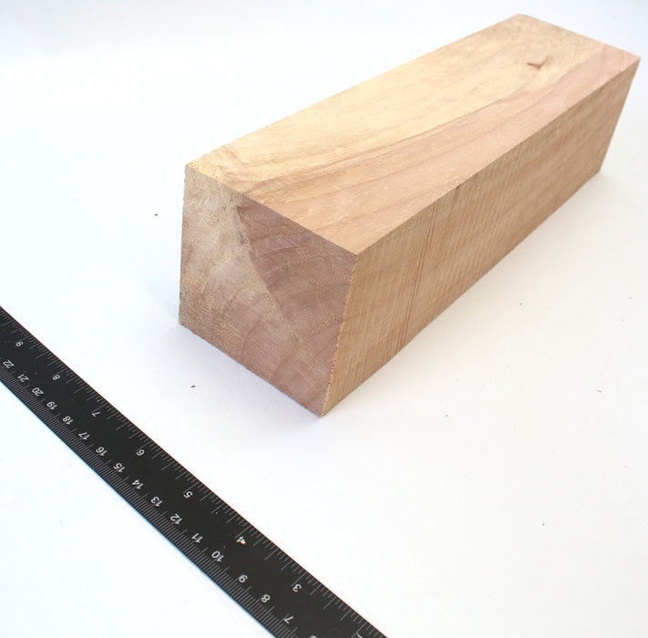 Maple Spalt Peppermill, Figured, 11.9" x 3.1" x 3.1" Thick - Stock #42386