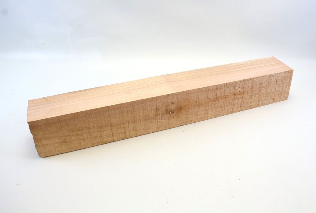 Maple Spalt Spindle, Figured, 22.2" x 3.1" x 3.1" Thick - Stock #42392