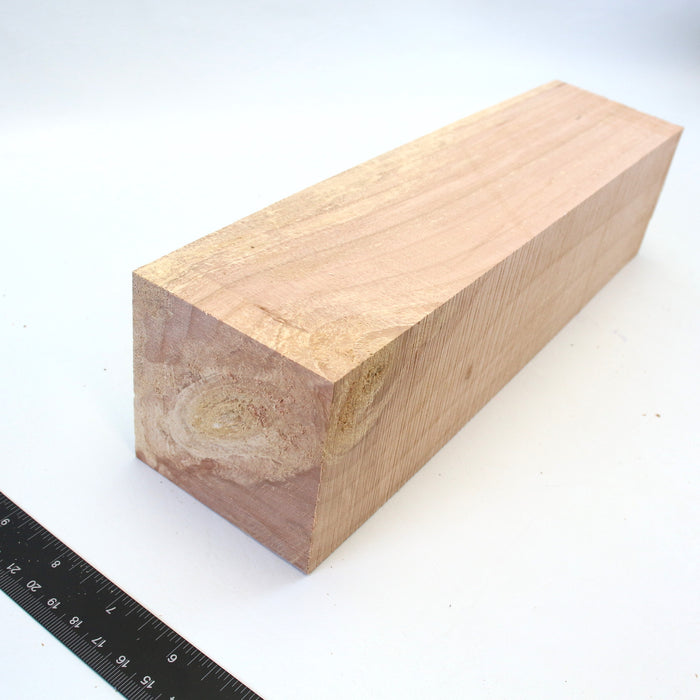 Maple Spalt Peppermill, Figured, 12.6" x 3.1" x 3.1" Thick - Stock #42385