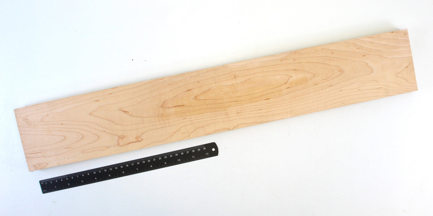 Eastern Rock Maple Neck Blank, 27.3" x 4.3" x 1" Thick - Stock #42449