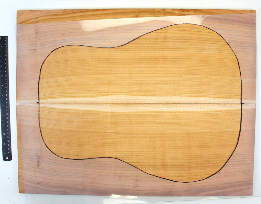 Bitter Cherry Back & Side Set, Dreadnought - Stock# 42445