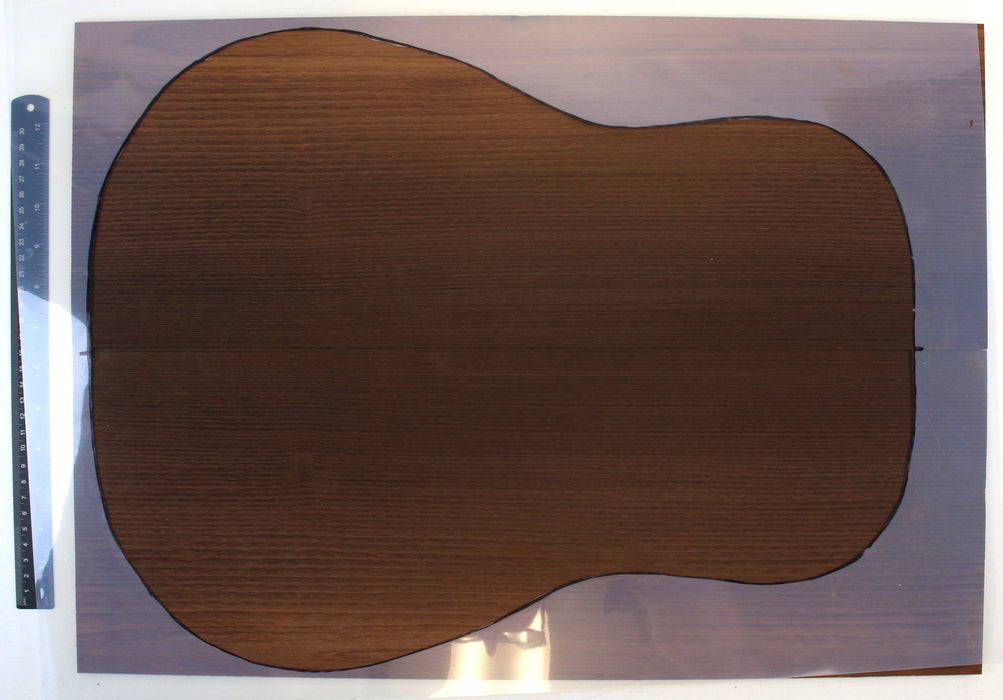 Robinia Guitar Set, Dreadnought, Roasted, Back Only - Stock #42472