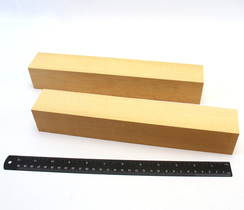 Yellowheart Spindle Bundle, 12" x 1.9" x 1.9" - Stock #42485