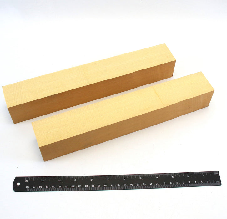 Yellowheart Spindle Bundle, 12" x 1.9" x 1.9" - Stock #42484