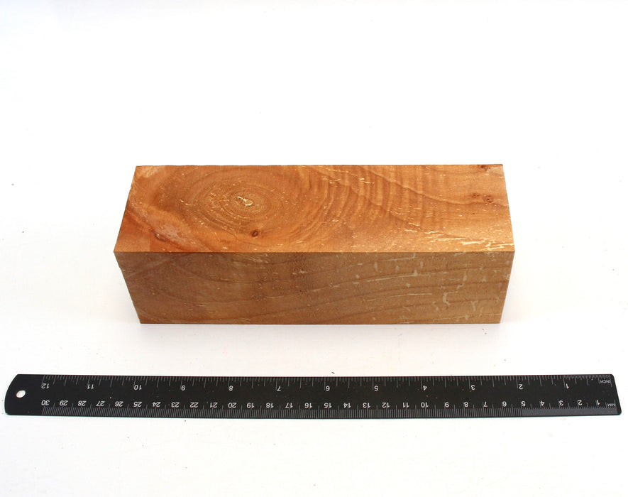 Maple Spalt Peppermill, Figured, 7.9" x 2.4" x 2.4" Thick - Stock #42492