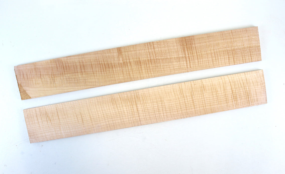 Maple Flame Guitar Fingerboards, Set of 2, Highly Figured - Stock# 42530