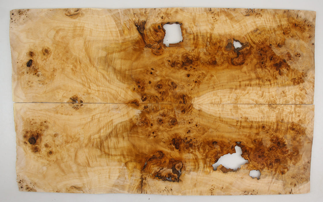 Cottonwood Burl Craftwood Set, 6mm (.23") Thick - Stock #41180