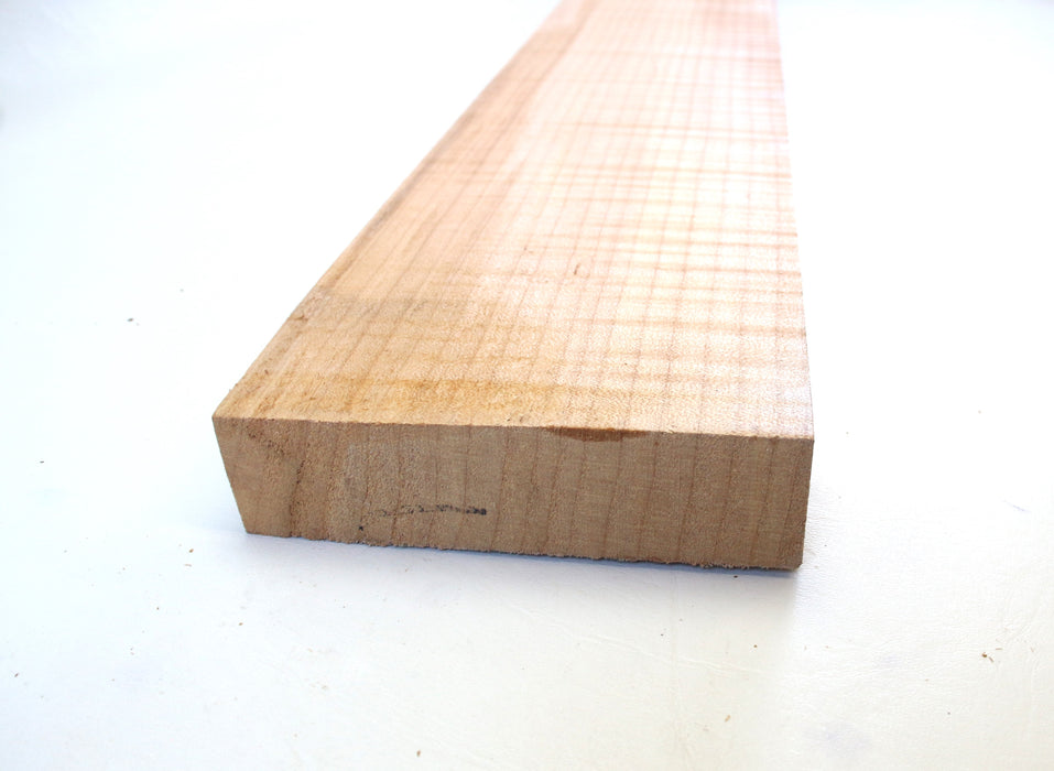 Maple Flame Neck Blank, 35.1" x 4.9" x 0.9" Thick - Stock #30480