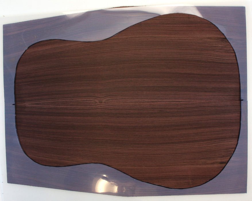 Indian Rosewood, Dreadnought Acoustic Back 0.17" (4.2mm) Thick, - Stock #42573
