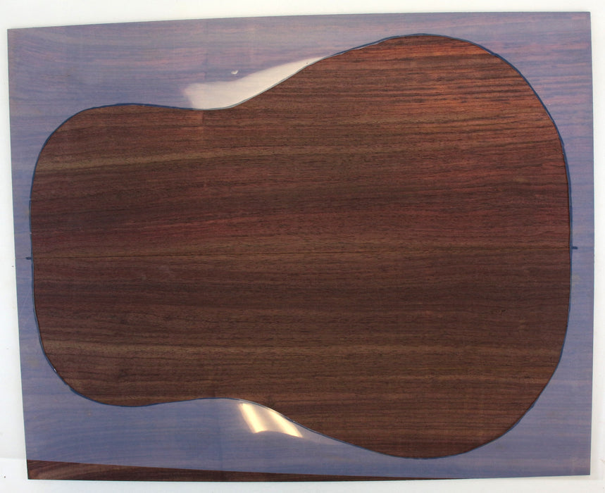 Indian Rosewood, Dreadnought Acoustic Back .14"(3.6mm) Thick, - Stock #42571