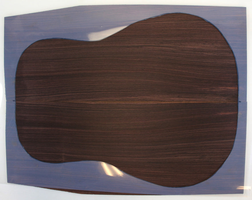 Indian Rosewood, Dreadnought Acoustic Back 0.17" (4.4mm) Thick, - Stock #42580
