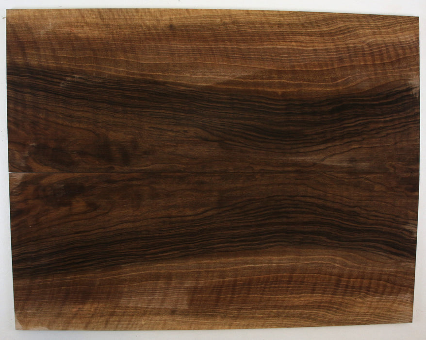 Black Walnut Guitar Set, Figured, 7.0mm (0.28") Thick - Stock# 42620