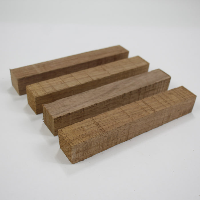 Black Walnut Pen Blanks, Set of 4, 6" Long - Stock #40301