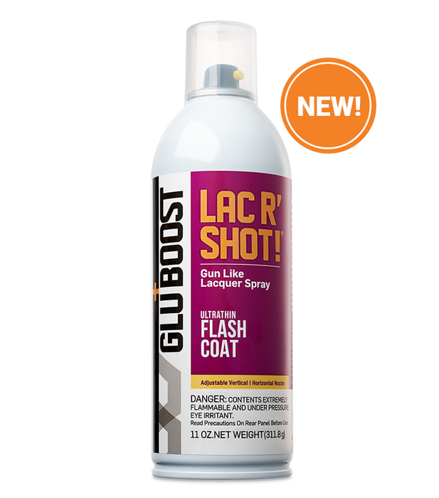 Gluboost Lac R’ Shot! Flash Coat UltraThin Clear Gloss Lacquer