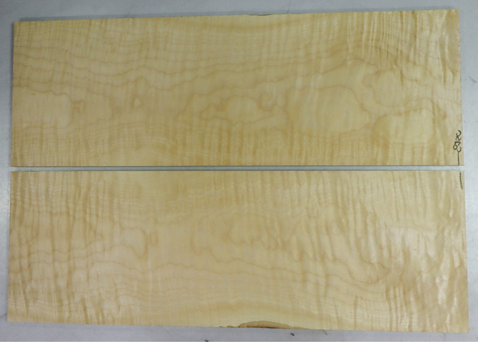 Maple Quilt Guitar set, 0.27" thick (2A Figured) - Stock# 2-8720