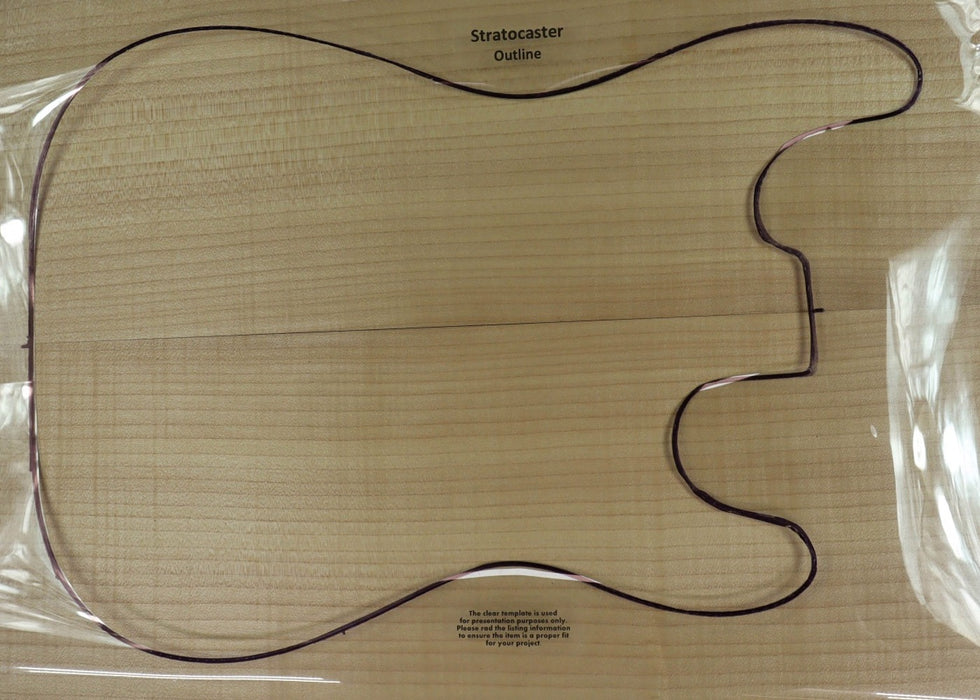 Maple Flame Guitar set, 0.86" thick - Stock# 2-8747