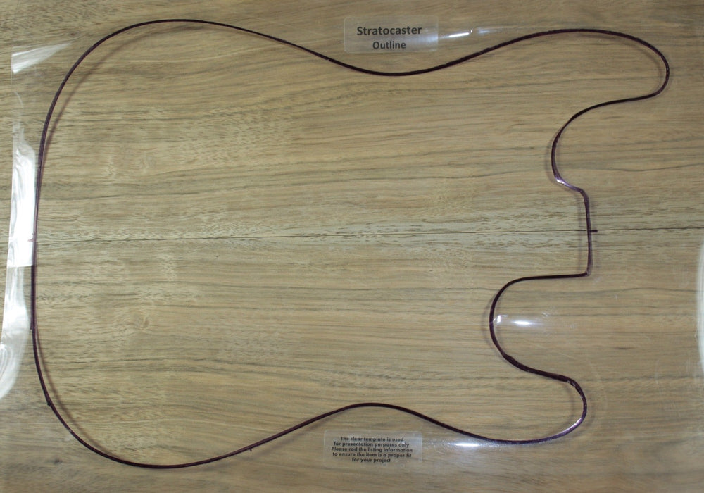 New Guinea Walnut Guitar set, 0.16" thick - Stock# 2-9967