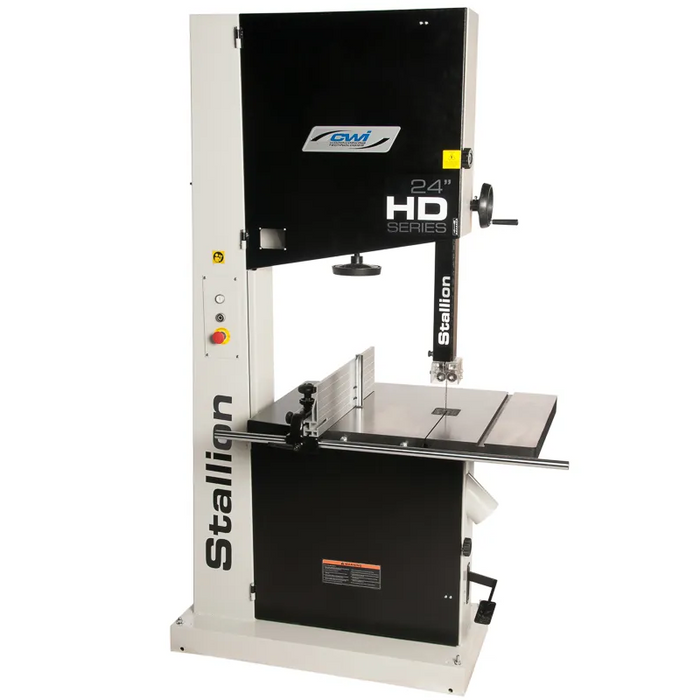 Stallion 24" 5.5 HP “HD” Series Bandsaw